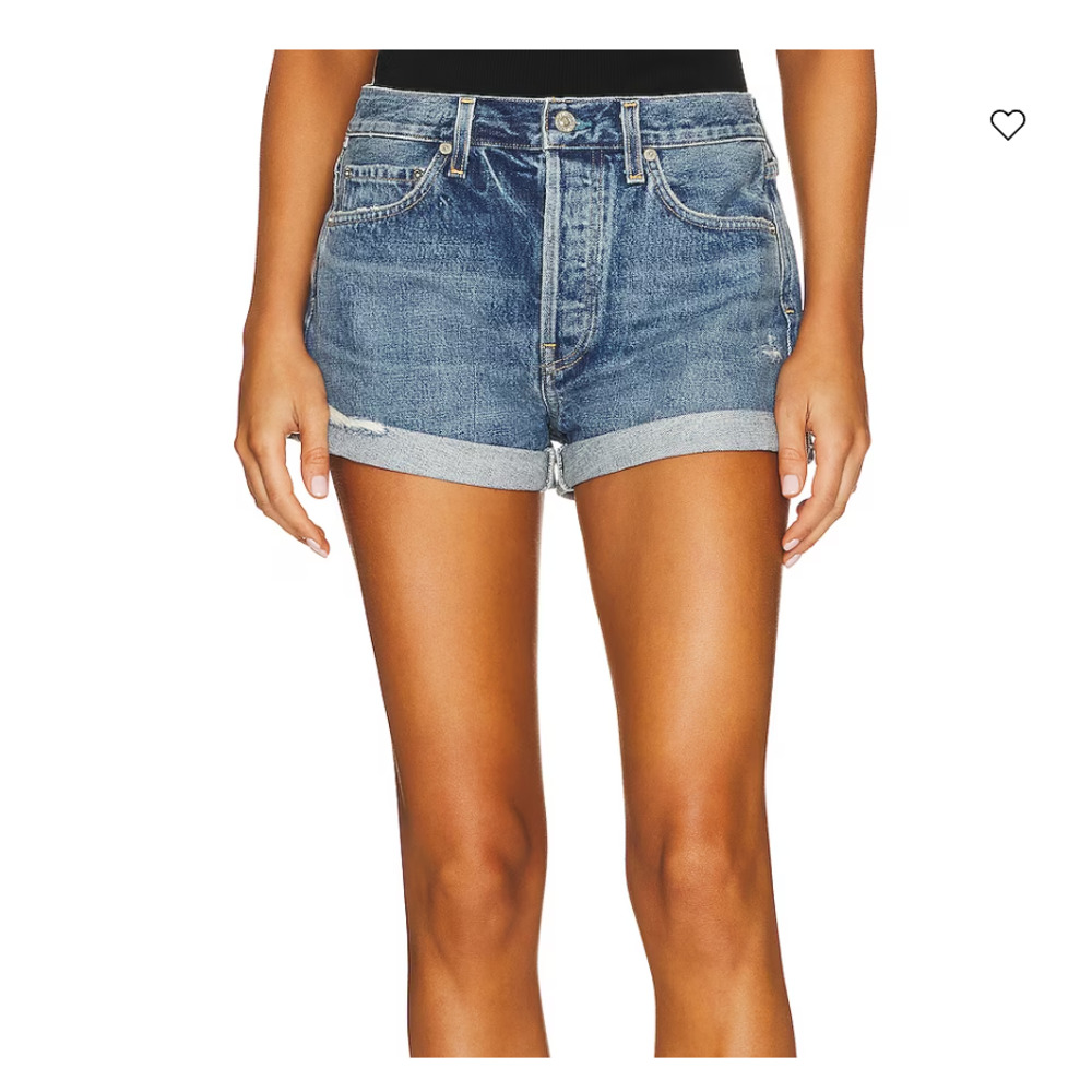 CITIZENS of HUMANITY Annabelle Vintage Relaxed Cuffed Short 33 NEW